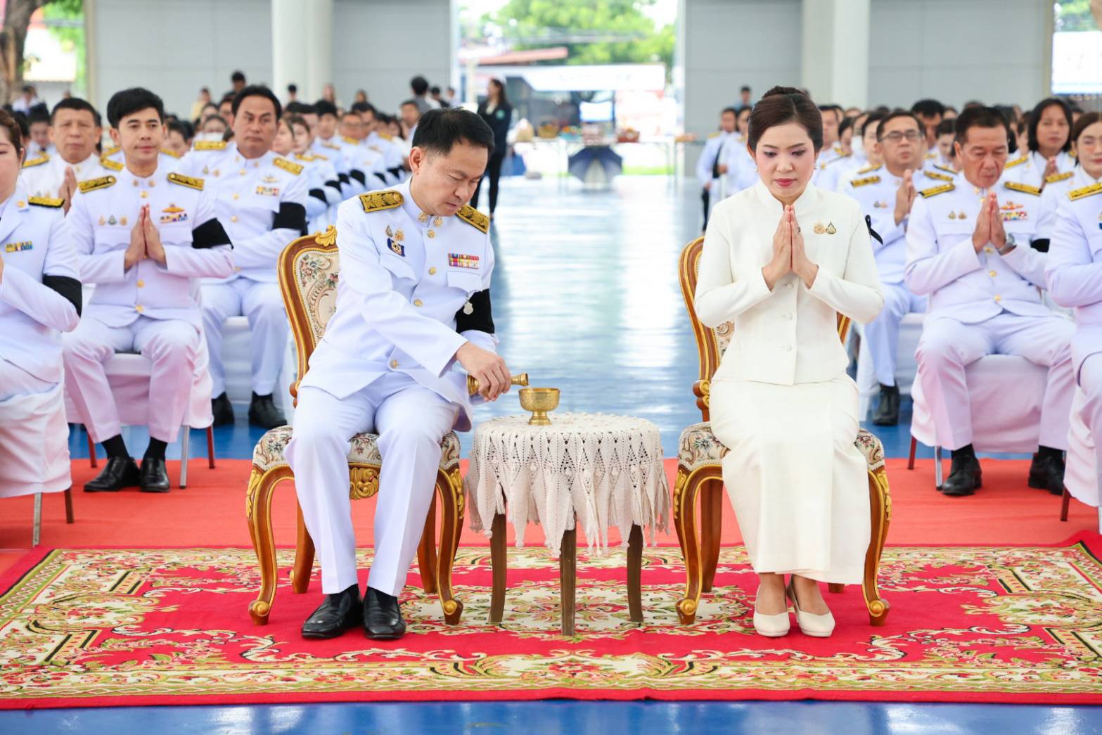 title - วันเสาร์ที่ 11 กรกฎาคม 2569 เวลา 07.00 น. นายประเสริฐ กาญจนเกียรติกุล ปฏิรูปที่ดินจังหวัดบุรีรัมย์ พร้อมด้วยเจ้าหน้าที่ ส.ป.ก.บุรีรัมย์  ร่วมพิธีวันที่ระลึกวันคล้ายวันสวรรคต 